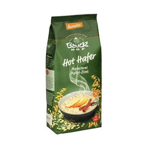 BAUCKHOF Kaša ovsená celozrnná horúca jablko škorica bezgluténová BIO 400g