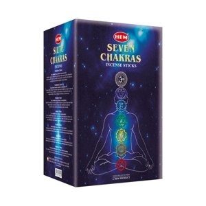 HEM SEVEN CHAKRAS Masala vonné tyčinky 1 balenie