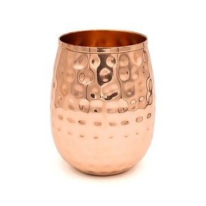 Yogi & Yogini Naturals Tepaný medený pohár 350 ml
