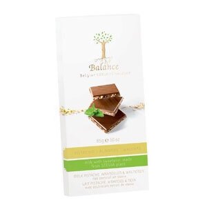Balance  Čokoláda mliečna pistácie mandle DIA 85g