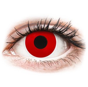 ColourVUE Crazy Lens - nedioptrické jednodenné (2 šošovky) Red Devil