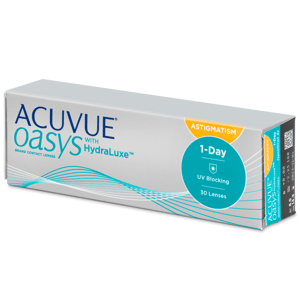 Acuvue Oasys 1-Day with HydraLuxe for Astigmatism (30 šošoviek)