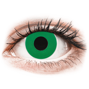 CRAZY LENS - Emerald Green - nedioptrické jednodenné (2 šošovky)