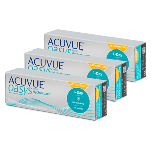Acuvue Oasys 1-Day with HydraLuxe for Astigmatism (90 šošoviek)