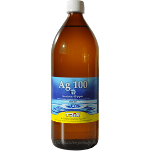 Koloidné striebro Ag 100 40ppm 1000ml