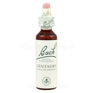 Centaury - zemežlč - bachové kvapky