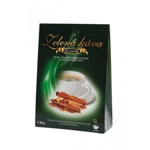 Zelená káva so škoricou
